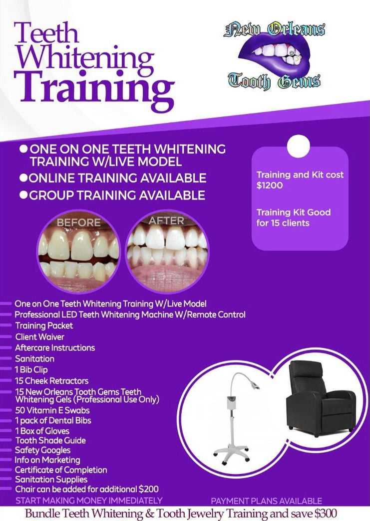 Dual Training (Tooth Gem & Teeth Whitening Training)